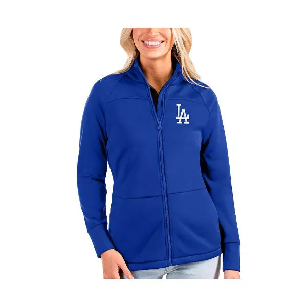 Antigua Women's Royal Los Angeles Dodgers Links Full-Zip Golf Jacket , Size M