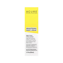 ACURE Brightening Night Cream All Skin Types - 1.7 fl oz (50 ml)