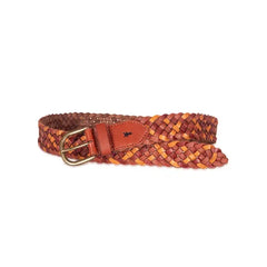 Frye Women's Tonal Woven Leather Belt