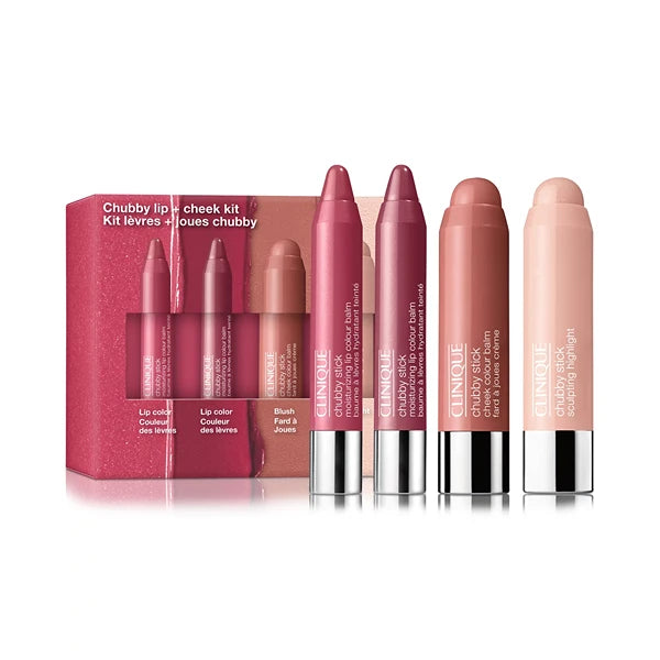 Clinique 4-Pc. Chubby Lip + Cheek Makeup Set