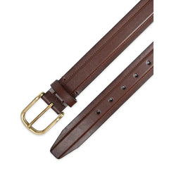 Club Room Men's Cut Edge Trapunto Stitched Casual Belt
