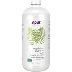 NOW Foods Solutions, Vegetable Glycerin, 100% Pure, Versatile Skin Care, Softening and Moisturizing