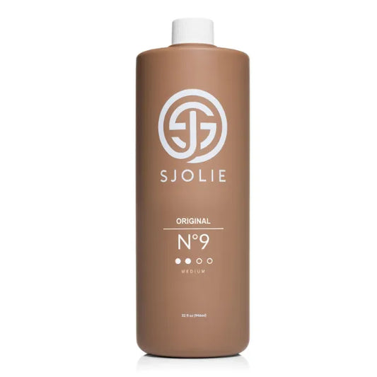 SJOLIE Spray Tan Solution - No. 9 - Medium Hydrating Tanning Spray | Sunless Tanner for Long Lasting, All Natural Glow