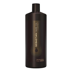 Sebastian Professional Dark Oil Lightweight Shampoo | Infused with Jojoba & Argan Oil for Silky, Smooth Hair