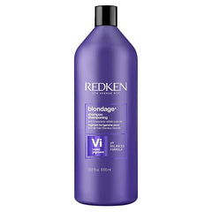 Redken Blondage Purple Shampoo For Blonde, Bleached or Highlighted Hair - Neutralizes Brassy Tones With Salicylic Acid, Color Depositing