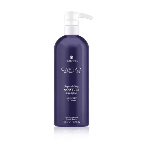 Alterna CAVIAR Anti-Aging Replenishing Moisture Shampoo | For Dry, Brittle Hair | Protects, Restores & Hydrates | Sulfate Free