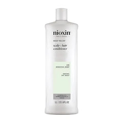 Nioxin Scalp Relief Hair Conditioner Soothes, Hydrates, & Thickens Hair For Sensitive, Dry, and Itchy Scalp Made with Aloe Vera & Vitamin E