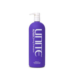 UNITE Hair BLONDA Toning Purple Shampoo – Neutralizes Brassy & Yellow Tones, Brightens Blonde, Gray & Highlighted Hair