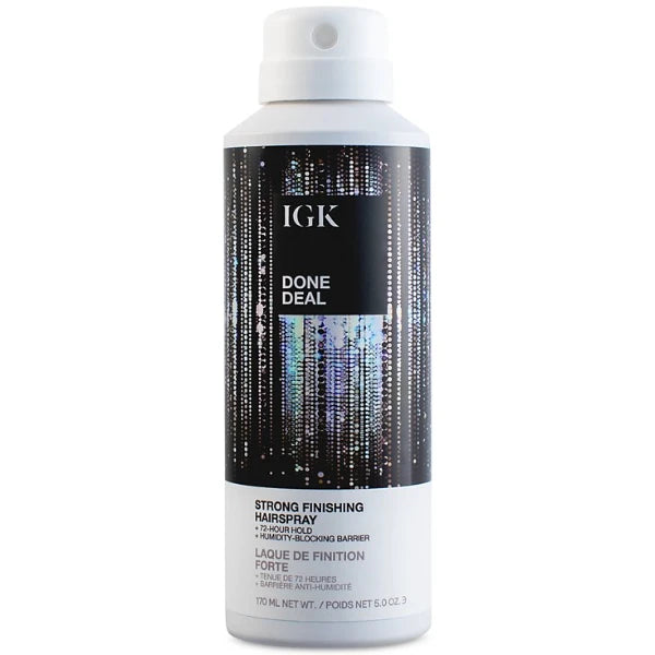 IGK Hair Done Deal Strong Finishing Hairspray, 5 oz.