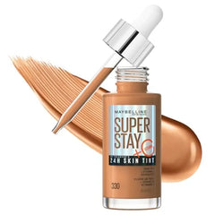 Maybelline Super Stay Up to 24HR Skin Tint, Radiant Light-to-Medium Coverage Foundation, Makeup Infused With Vitamin C, 1 Count