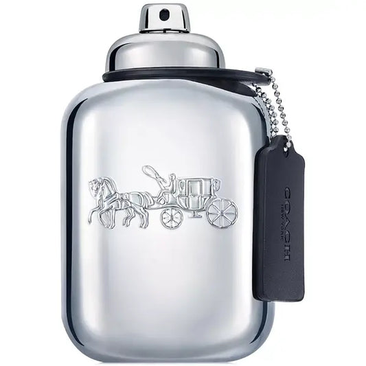 COACH Men's Platinum Eau de Parfum Spray , Bold Sophisticated Fragrance