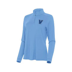 Antigua Women's Powder Blue Villanova Wildcats Intent Quarter-Zip Top , Blue