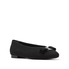 Anne Klein Womens Willow Bow Detail Round Toe Ballet Flats, Comfortable Stylish Slip On Shoes