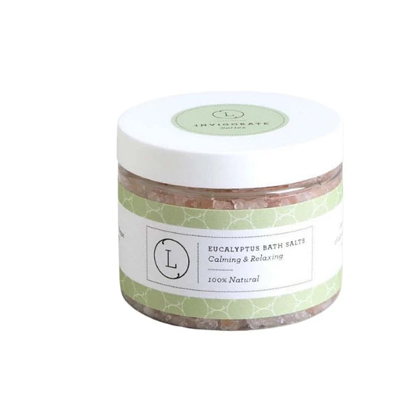 Lizush Natural Eucalyptus Bath Salt, 9oz