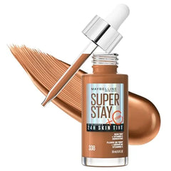 Maybelline Super Stay Up to 24HR Skin Tint, Radiant Light-to-Medium Coverage Foundation, Makeup Infused With Vitamin C, 1 Count
