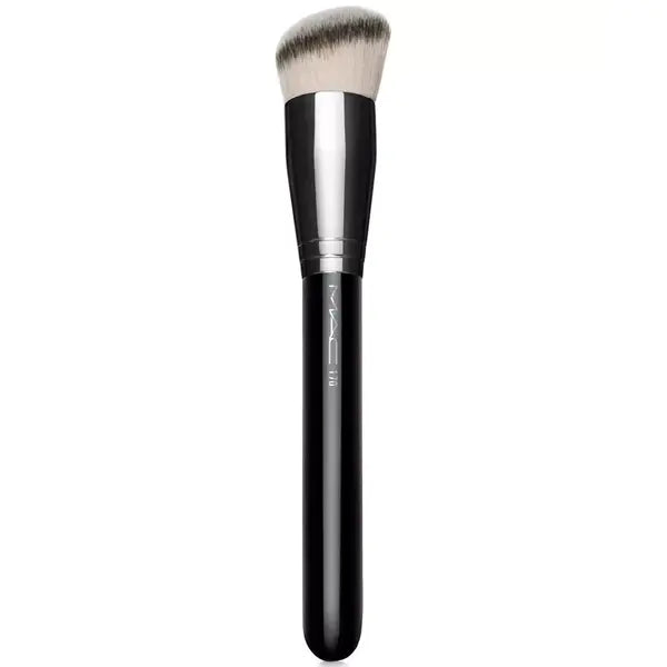 MAC 170 Synthetic Rounded Slant Brush , Precise Application for Foundation and Contouring