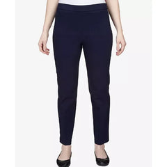 Alfred Dunner Petite Classics Tummy-Control Pull-On Straight-Leg Pants, Petite & Petite Short