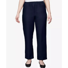 Alfred Dunner Classics Pull On Straight Leg Pants in Petite and Petite Short