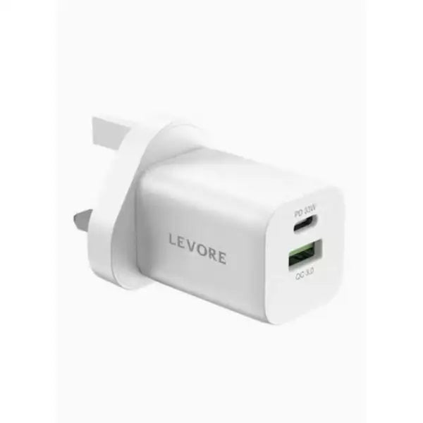 Levore Wall Charger PD 2 ports 33W Power deliver