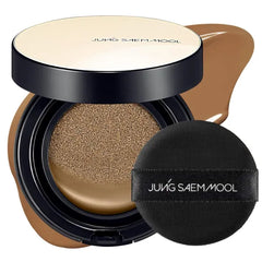 JUNG SAEM MOOL Essential Skin Nuder Cushion 0.49 Fl Oz, No Refill, Natural Radiant Finish Cushion Foundation with Buildable Coverage, Lightweight Texture, Korean Foundation Makeup