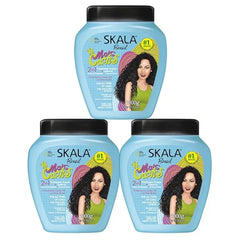 SKALA Expert Mais Cachos 2 in 1 Treatment Cream & Leave In Conditioner for Curly Hair, Vegan Hair Mask, Shea Butter & Castor Oil, Deep Hydration Mask, Softening & Smoothing, Anti Frizz Formula