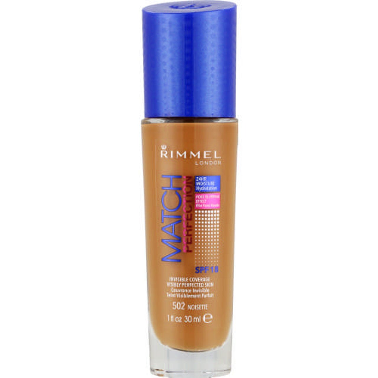 Rimmel Match Perfection Foundation Noisette 30 Ml - AllurebeautypkRimmel Match Perfection Foundation Noisette 30 Ml
