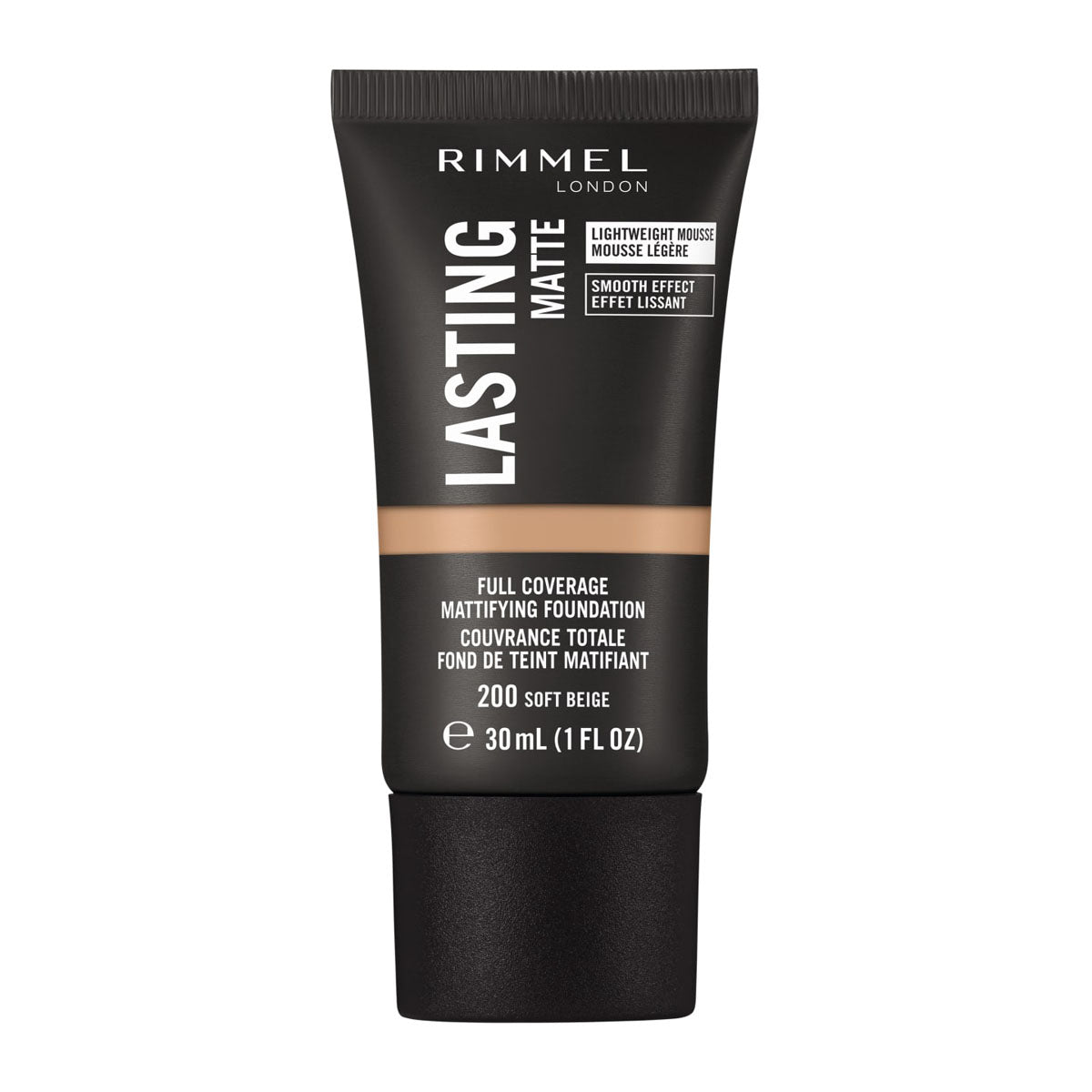Rimmel Lasting Matte Foundation 200 Soft Beige 30ml