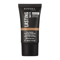 Rimmel Lasting Matte Foundation, 400 Natural Beige - 30ml