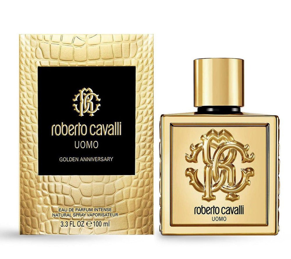 Roberto Cavalli Uomo Golden Anniversary Intense Men EDP 100Ml - AllurebeautypkRoberto Cavalli Uomo Golden Anniversary Intense Men EDP 100Ml