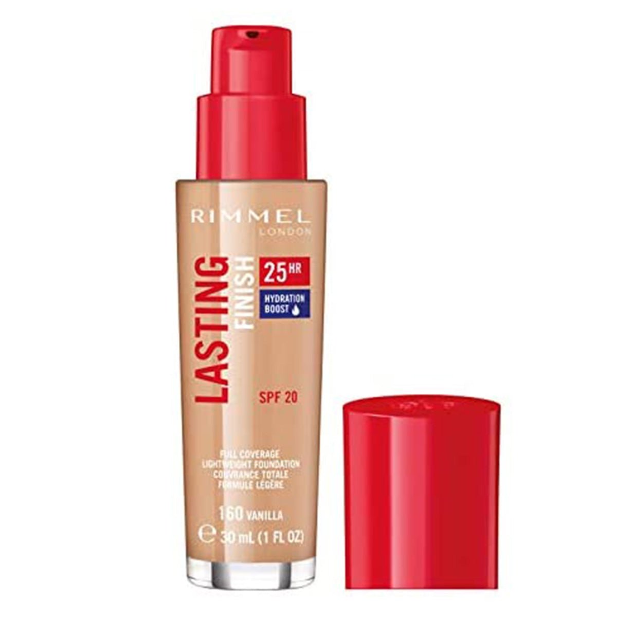 Rimmel Lasting Finish Foundation 160 Vanilla 30Ml - AllurebeautypkRimmel Lasting Finish Foundation 160 Vanilla 30Ml
