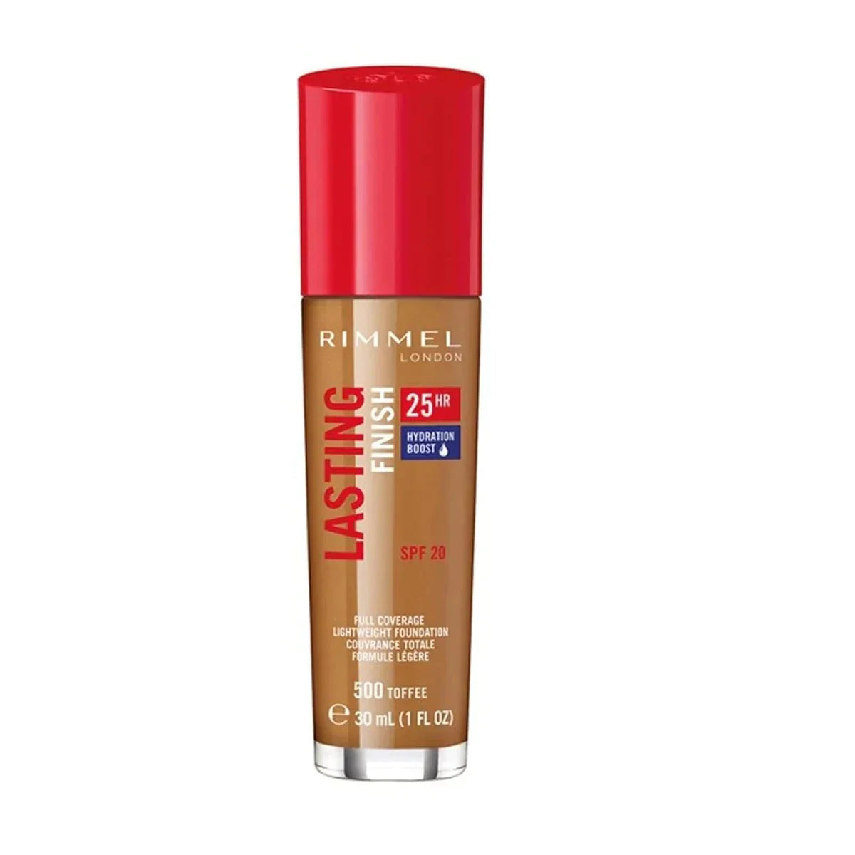 Rimmel Lasting Finish Foundation 500 Toffee 30Ml - AllurebeautypkRimmel Lasting Finish Foundation 500 Toffee 30Ml