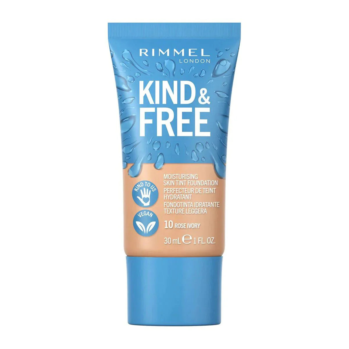 Rimmel Kind & Free Liquid Foundation Rose Ivory 30Ml - AllurebeautypkRimmel Kind & Free Liquid Foundation Rose Ivory 30Ml
