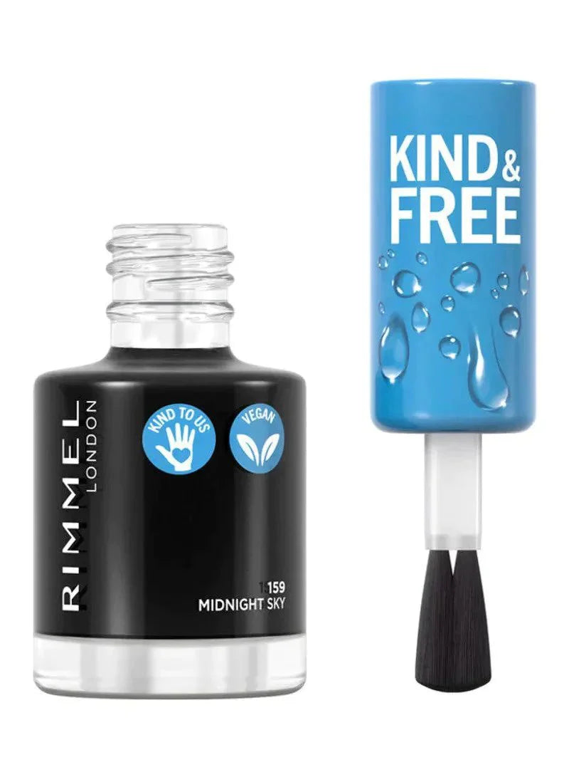 Rimmel Kind & Free Nail Polish -159 Midnight Sky - AllurebeautypkRimmel Kind & Free Nail Polish -159 Midnight Sky