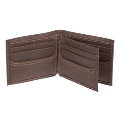 Levi's Men's RFID Extra Capacity Slim Fold Wallet - Brown