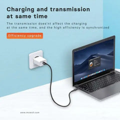 Mowsil USB-C to USB-C PD Cable (2m), 100W fast Charging Data transferring