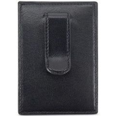 TUMI Men's Leather Money Clip Card Case