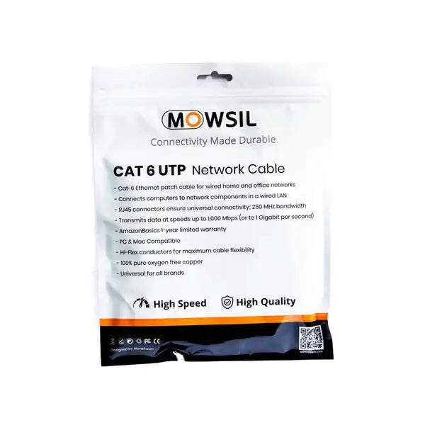 Mowsil Cat6 UTP Ethernet RJ45 Patch Lan Cable 250MHz