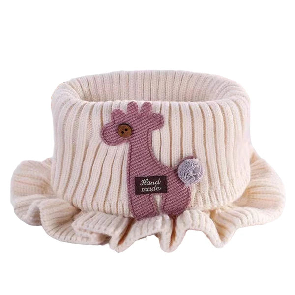 GMMGLT Winter Baby Scarf - Soft Cotton Knitted Neck Warmer for Boys & Girls