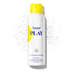Supergoop! PLAY Antioxidant Body Mist Sunscreen SPF 50 with Vitamin C, 3 oz or 6 fl oz – Continuous Spray, Broad Spectrum PA++++, Water & Sweat Resistant