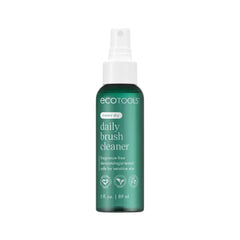 EcoTools Daily Makeup Brush Cleanser Spray, Quick Drying, Fragrance Free & Dermatologist Tested, Travel Size, TSA Approved, Cruelty-Free & Vegan