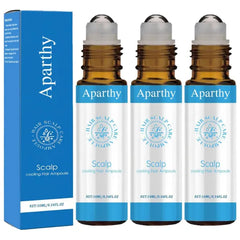 Aparthy Hair Growth Roll On, Advanced Hair Growth Roll-On Serum, Strengthens Hair, Nourishes, Enriched with Menthol, Camellia Oleifera Seed Oil, Non-messy for Men & Women - 10ml