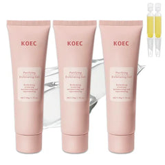 KOEC Purifying Exfoliating Gel – Deep Cleansing & Moisturizing Face and Body Scrub for All Skin Types