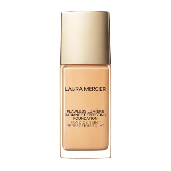 Laura Mercier Flawless Lumiere Foundation, 15HR Hydration, Medium to Full Coverage, Improves the Look of Dull and Dry Skin, Luminous Finish, Non-Comedogenic, Vitamin C Infused