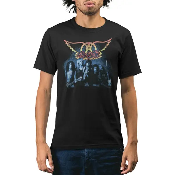 Aerosmith Men's & Big Men's Aerosmith Men's & Big Men's Graphic Tee Shirt