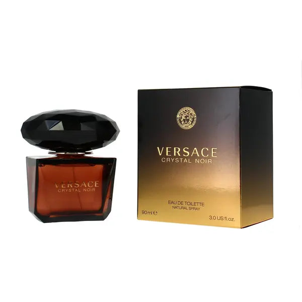 Versace Crystal Noir Eau de Toilette, Perfume for Women, 3.0 Oz