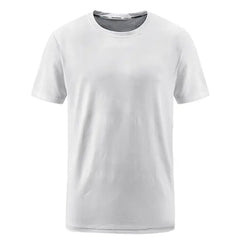 Dovford Men's Workout Shirts Dry Fit Moisture Wicking Short Sleeve Mesh Athletic T-Shirts Summer Crewneck Solid Basic Tees
