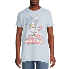 Sonic the Hedgehog Men's and Big Men's Graphic Tee