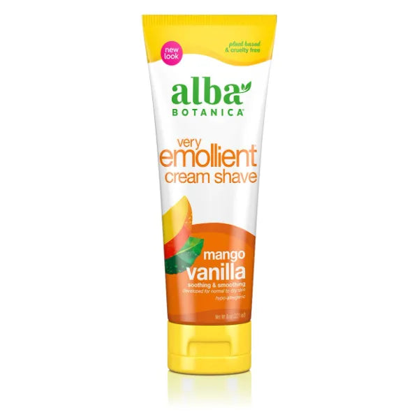 Alba Botanica Very Emollient Shave Cream 8 oz