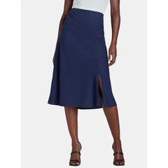 Time and Tru Women's Midi Slip Skirt