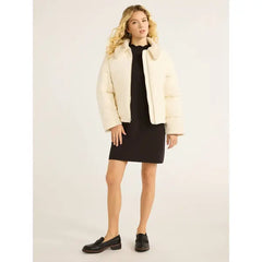 Free Assembly Women's and Women's Plus Short Puffer Jacket